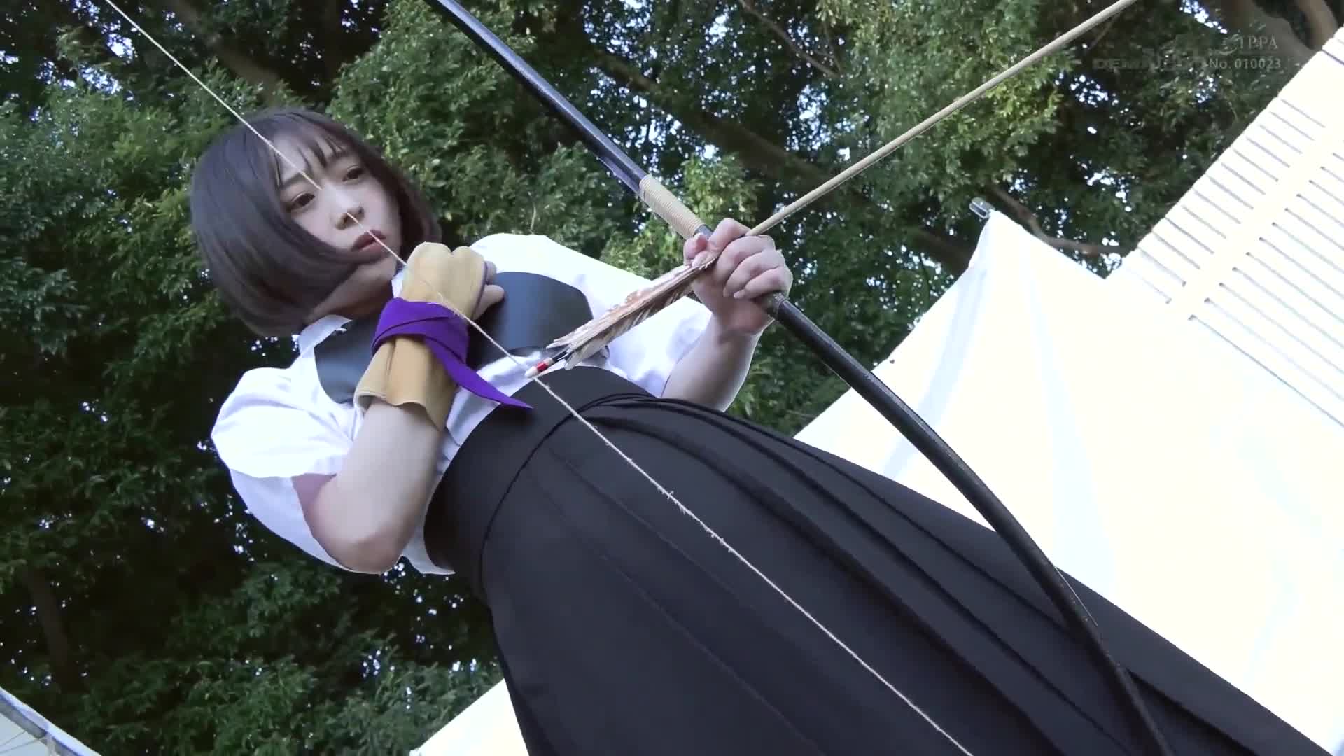 弓道部女子漢 月乃あや 練習中被瞄準身體的短髮悶弱女子 - AV大平台 - 中文字幕，成人影片，AV，國產，線上看